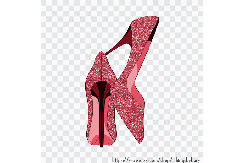 100-glitter-high-heels-clip-arts-glitter-princess-shoes