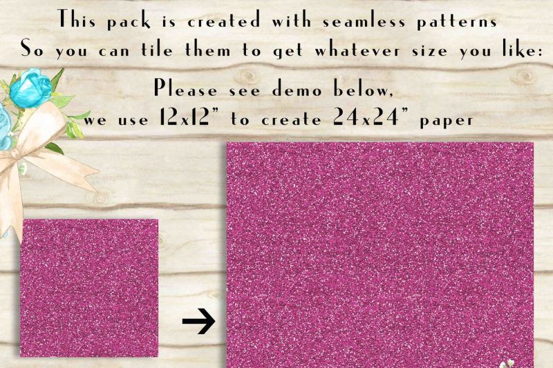 36-glitter-and-solid-color-princess-pink-and-blue-papers