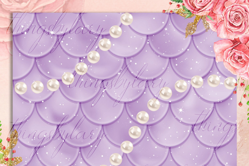 100-seamless-pearl-mermaid-scale-digital-papers-12-x-12-inch