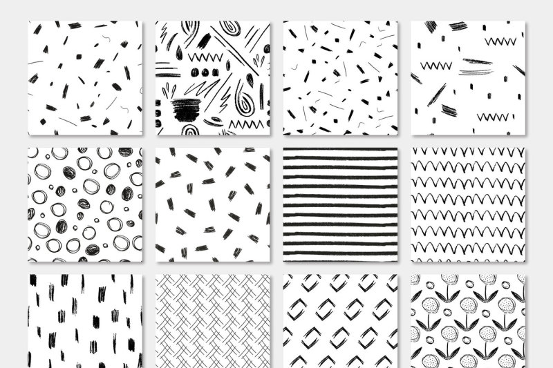 Pensil Confetti Patterns Elements By Anatartan Thehungryjpeg Com