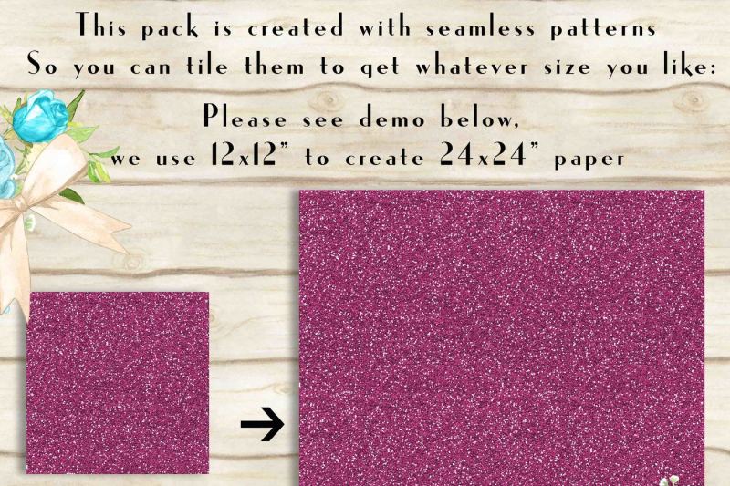 36-glitter-and-solid-color-princess-pink-and-purple-papers