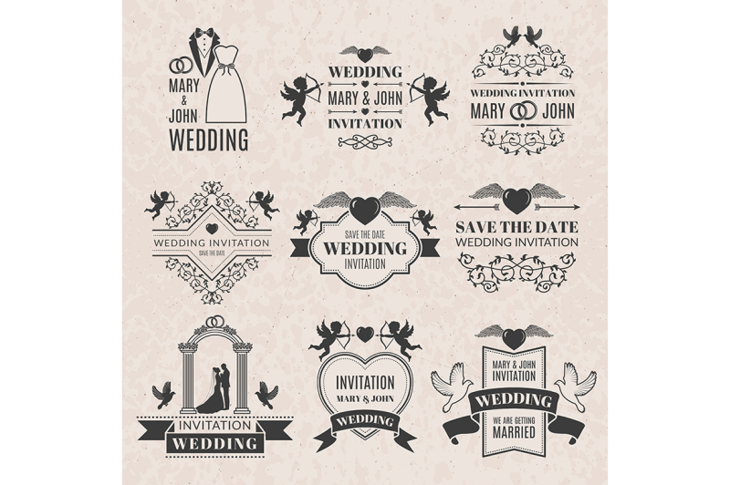 wedding-labels-set-in-victorian-style