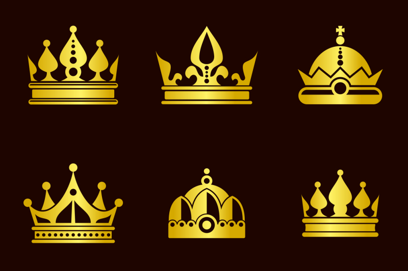 golden-crown-set-illustration