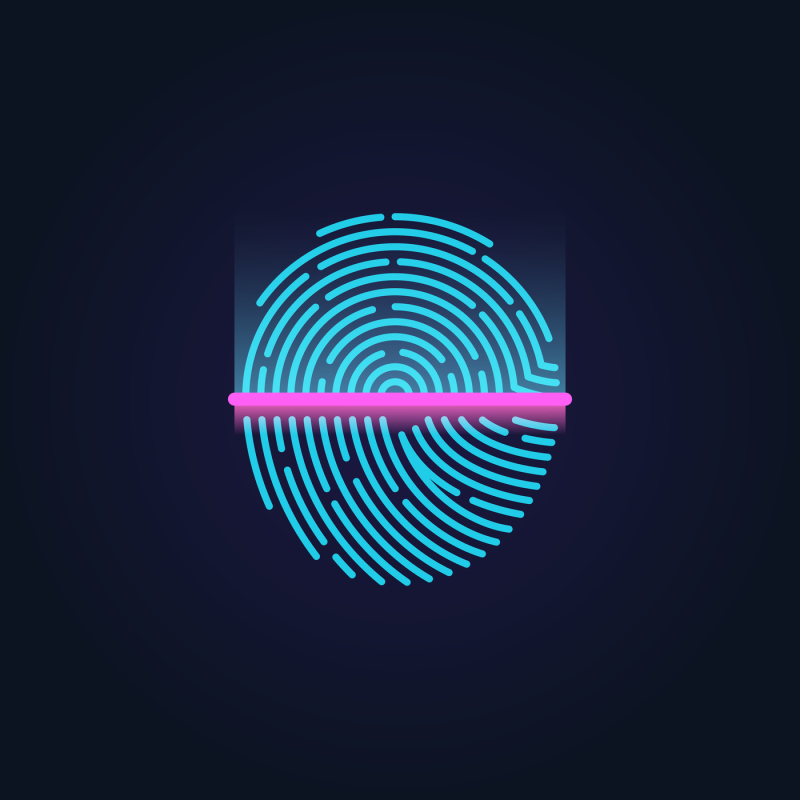 fingerprint-electronic-scanning-identification-system-vector-illustrat