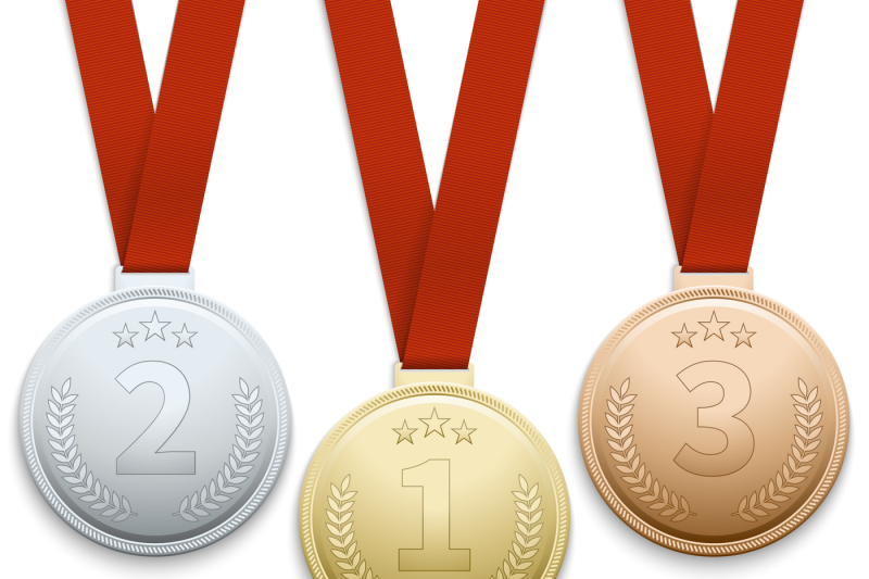 gold-silver-and-bronze-medals-vector-set