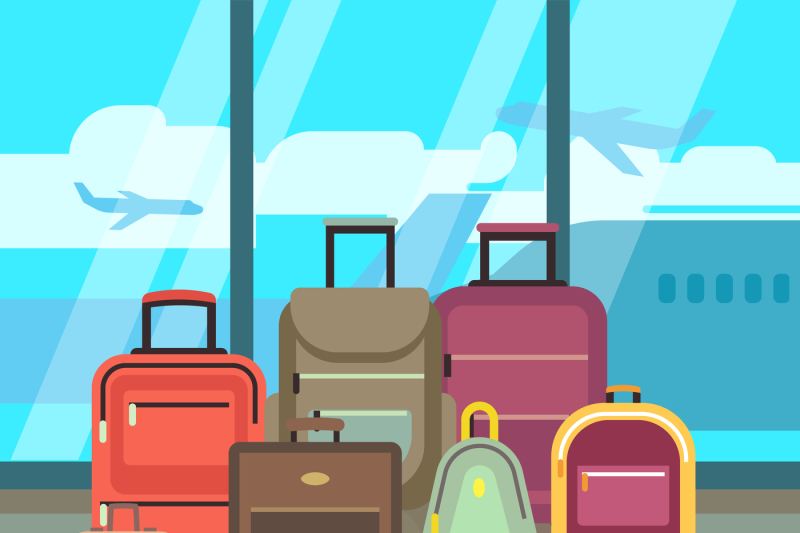 vacation-travelling-concept-with-travel-bags-vector-flat-background