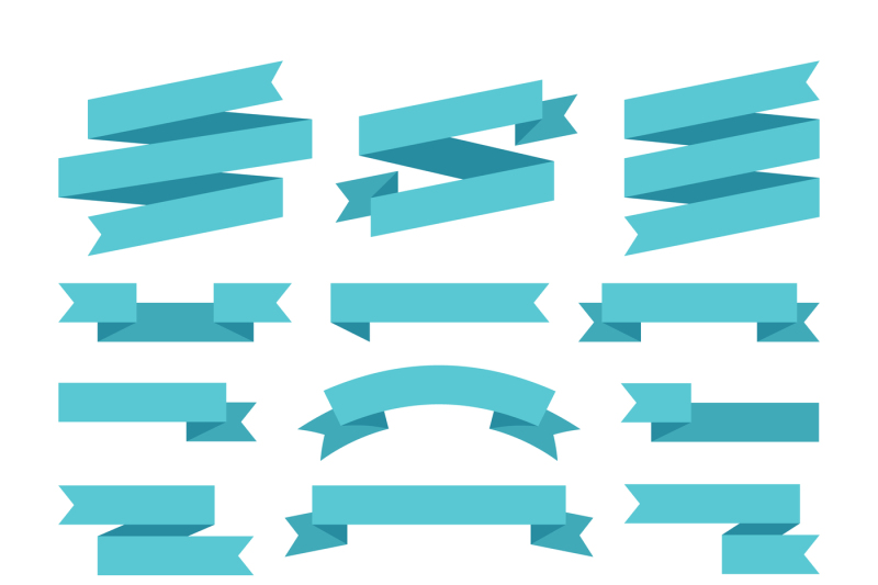 paper-banners-ribbons-in-origami-style-vector-illustration