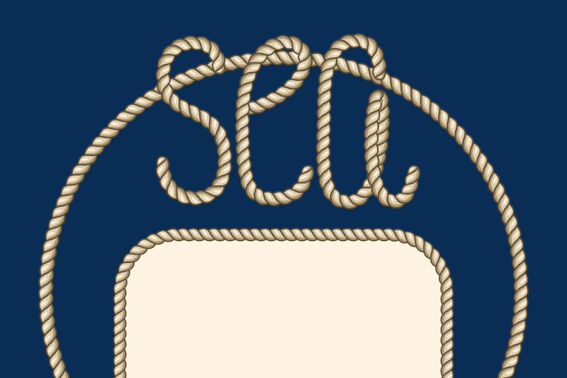 nautical-ropes-frame-sea-food-menu