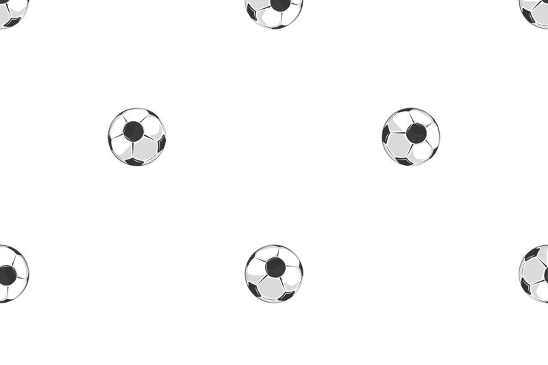 soccer-balls-seamless-pattern-in-black-and-white