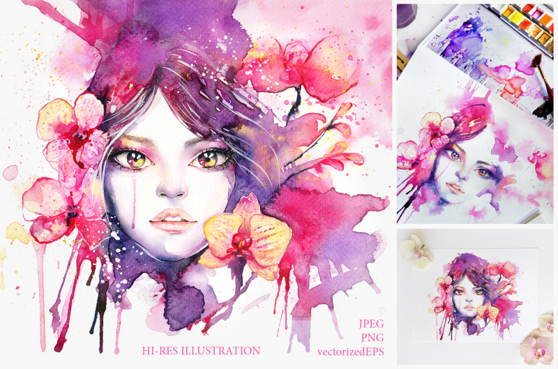 orchid-fluide-watercolor-collection
