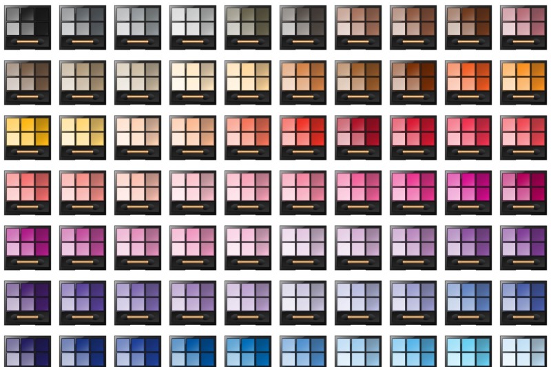 100-makeup-rectangular-clip-arts-in-100-different-colors