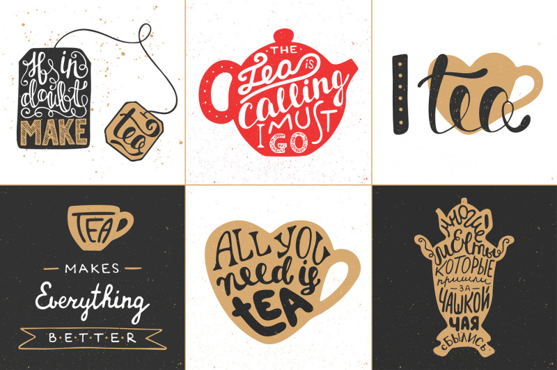 tea-hand-drawn-lettering-and-posters