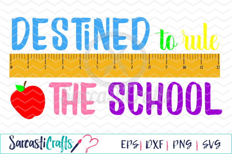destined-to-rule-the-school-eps-svg-dxf-png