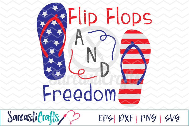 flip-flops-and-freedom-eps-svg-dxf-png