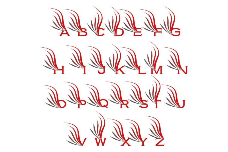 red-alphabet-branding-pack