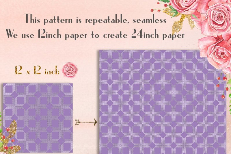 100-seamless-arrow-pattern-digital-papers-12-x-12-inch