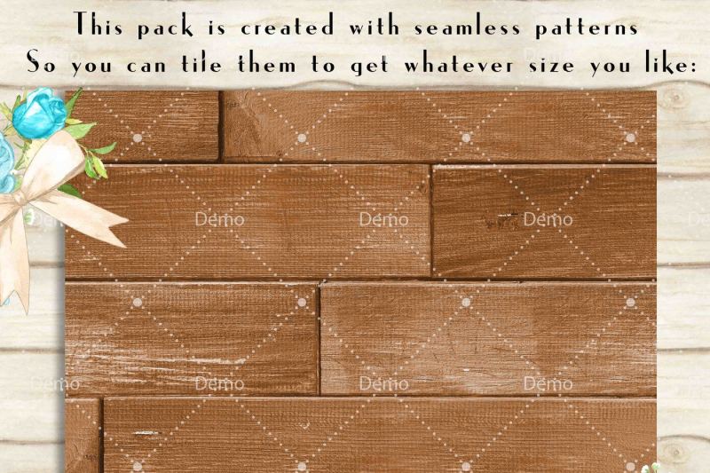 100-seamless-brick-wood-texture-digital-papers-12-x-12-inch