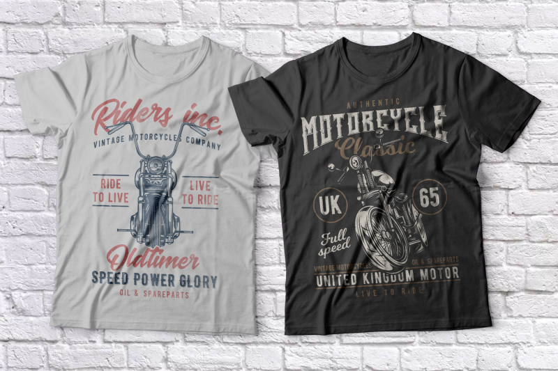 motorcycle-t-shirts-set