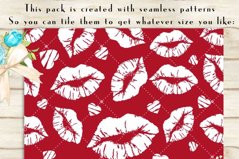 100-seamless-white-lipstick-kiss-love-valentine-papers