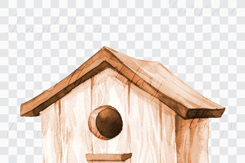 100-watercolor-wooden-bird-house-clip-arts-rustic-scrapbook