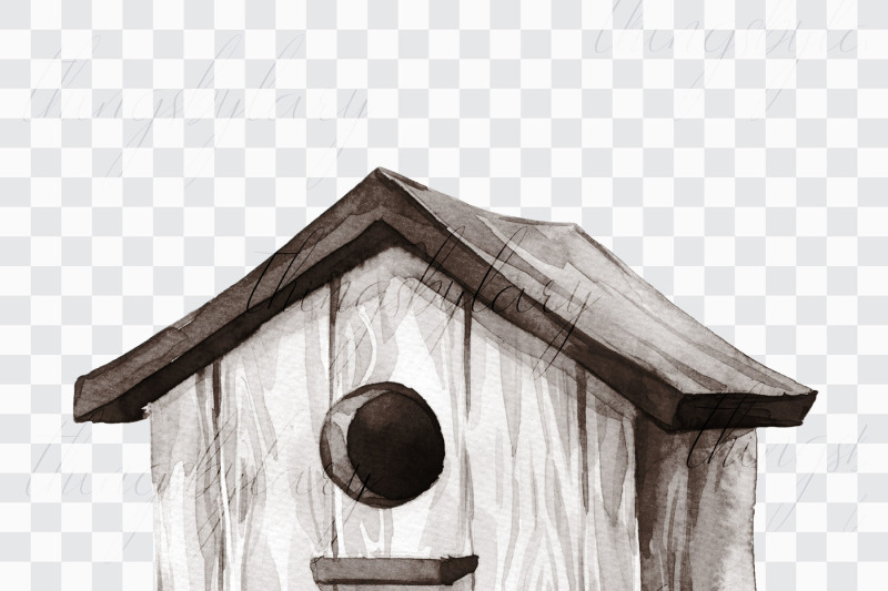 100-watercolor-wooden-bird-house-clip-arts-rustic-scrapbook