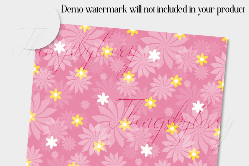 12-daisy-flower-digital-papers-in-pastel-theme-color