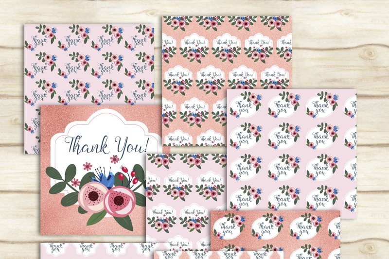 16-thank-you-pattern-in-pink-and-rosegold-digital-papers