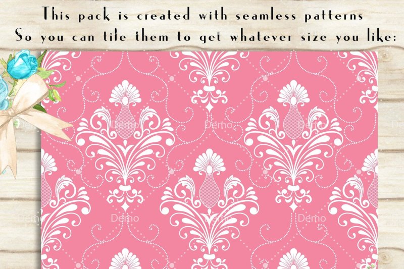 100-seamless-damask-digital-papers-12-x-12-inch