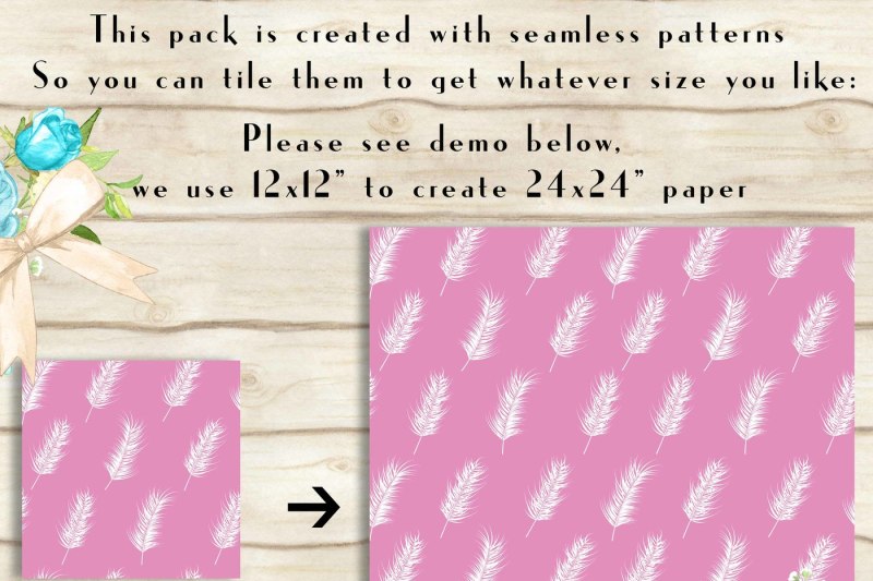 100-seamless-white-feather-digital-papers-12-x-12-inch
