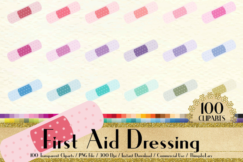 100-polka-dot-first-aid-dressing-clip-arts-medical-clip-art