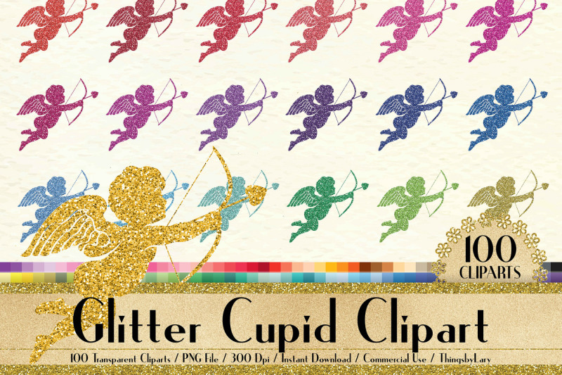 100-glitter-cupid-love-clip-arts-wedding-luxury-glitter