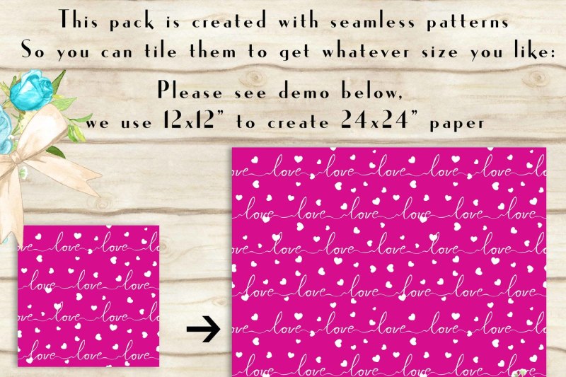100-seamless-love-and-heart-digital-papers-12-x-12-inch