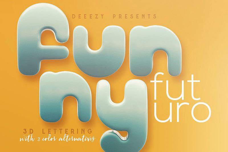 funny-futuro-3d-lettering