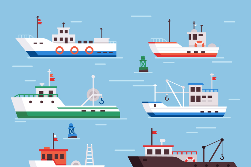 flat-fishing-boats-commercial-fishery-ships-seafood-industry-ship-an