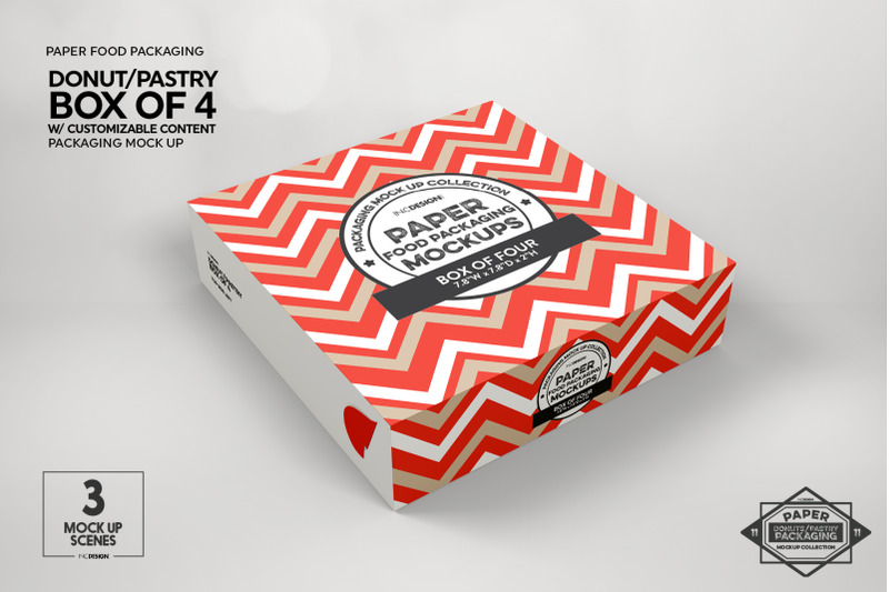 box-of-four-donut-pastry-box-mockup