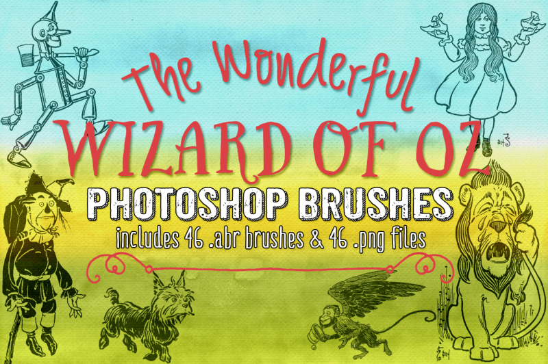wizard-of-oz-photoshop-brushes-and-clipart