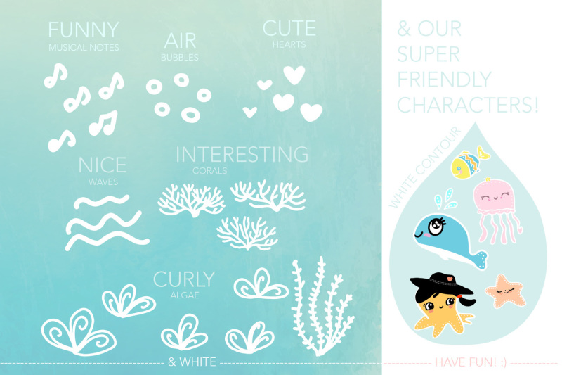 cute-ocean-cartoon-illustrations
