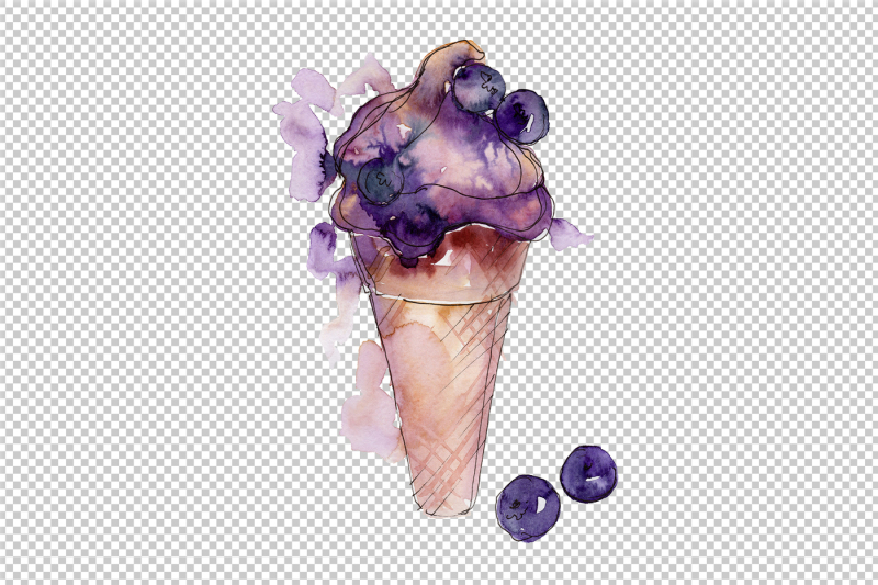 watercolor-colorful-ice-cream-png-set