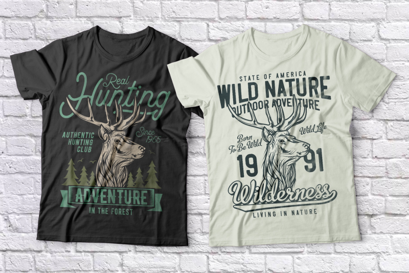 hunting-t-shirts-set