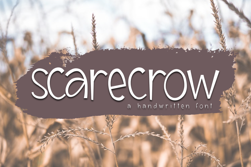 scarecrow-a-handwritten-font
