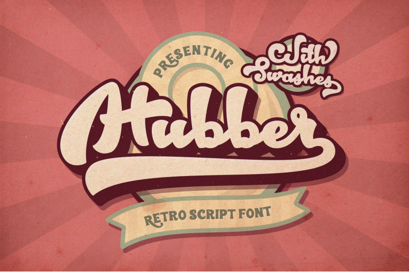 hubber-retro-script-font