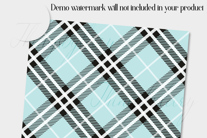 24-turquoise-plaid-digital-papers-tartan-gingham-check