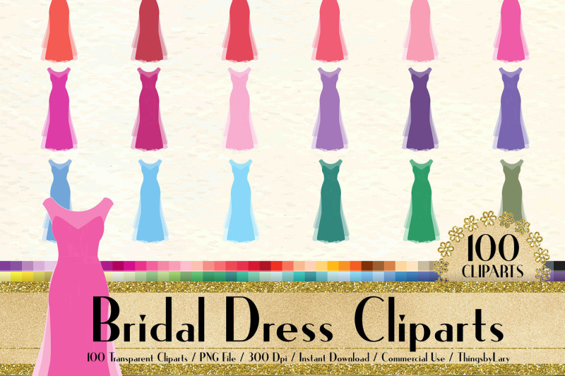 100-bridal-dress-clip-arts-planner-clip-arts-evening-gown