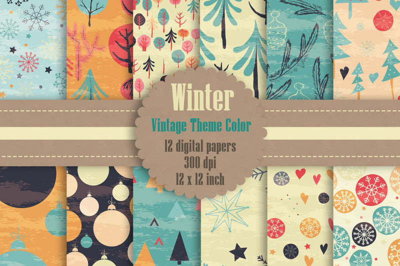 12-winter-holiday-digital-papers-in-vintage-theme-color