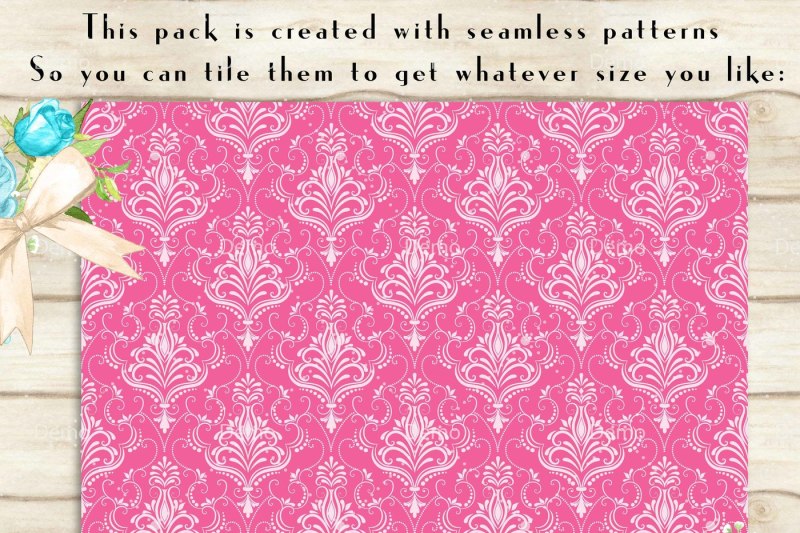 100-seamless-antique-damask-digital-papers-12-x-12-inch