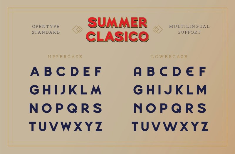 summer-clasico-vintage-font