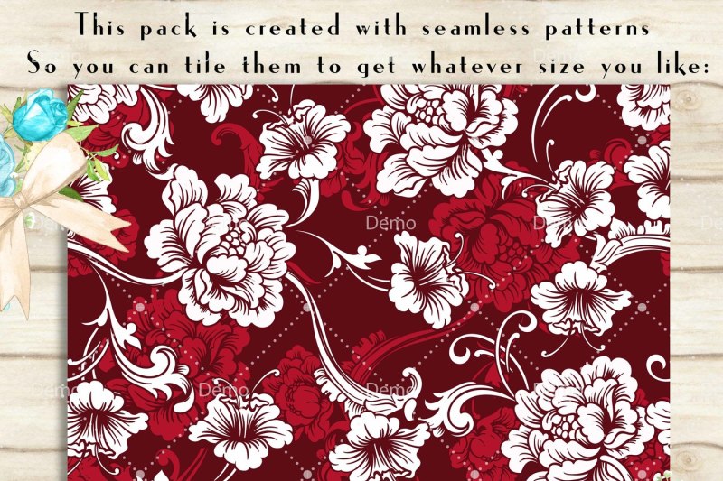 100-seamless-antique-baroque-pattern-digital-papers