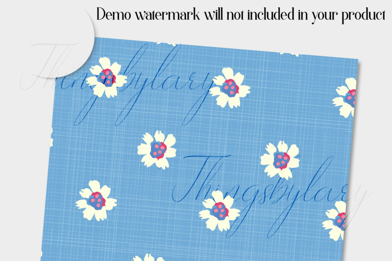 12-daisy-flower-digital-paper-in-pink-and-blue-color