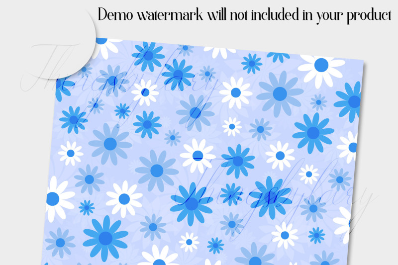 12-daisy-flower-digital-paper-in-powder-blue-theme