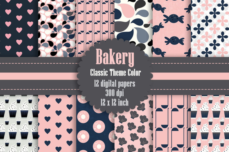12-bakery-digital-papers-in-indigo-and-blush-pink-color